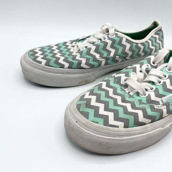 Vans Authentic Gore Skyway ZigZag Green Womens 6 - Picture 6 of 12